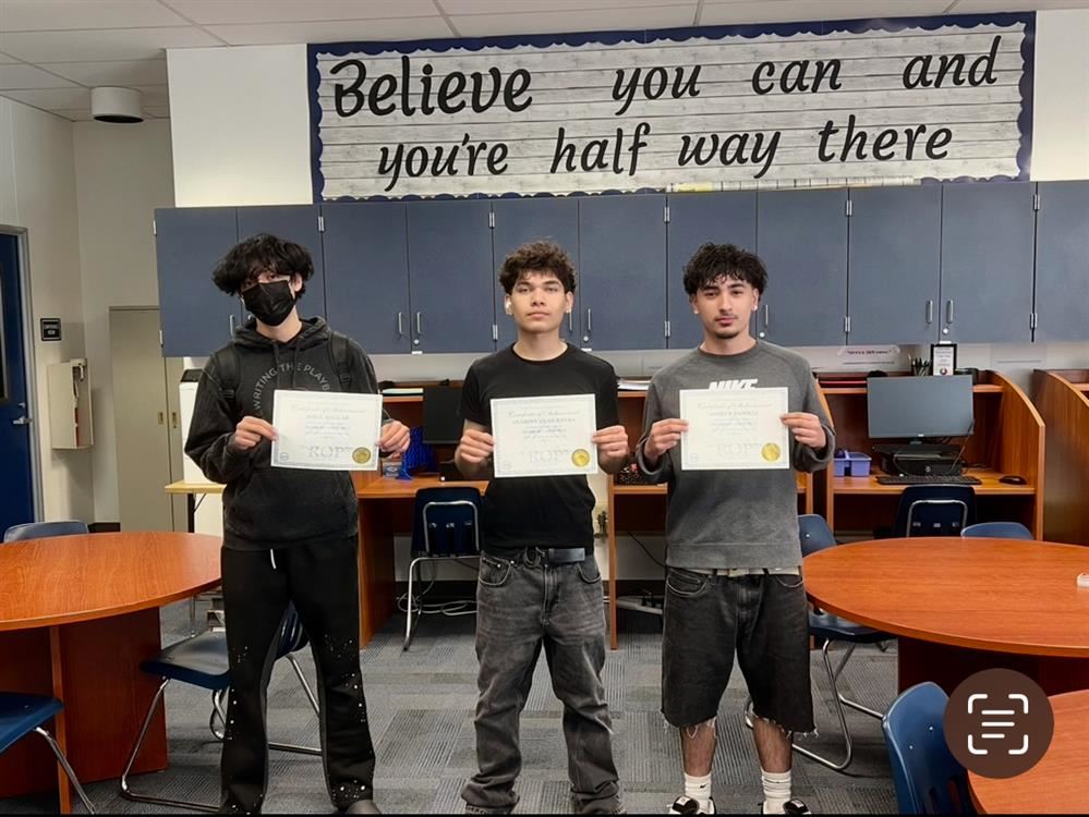 Transportation and Supply Certificate Recipients